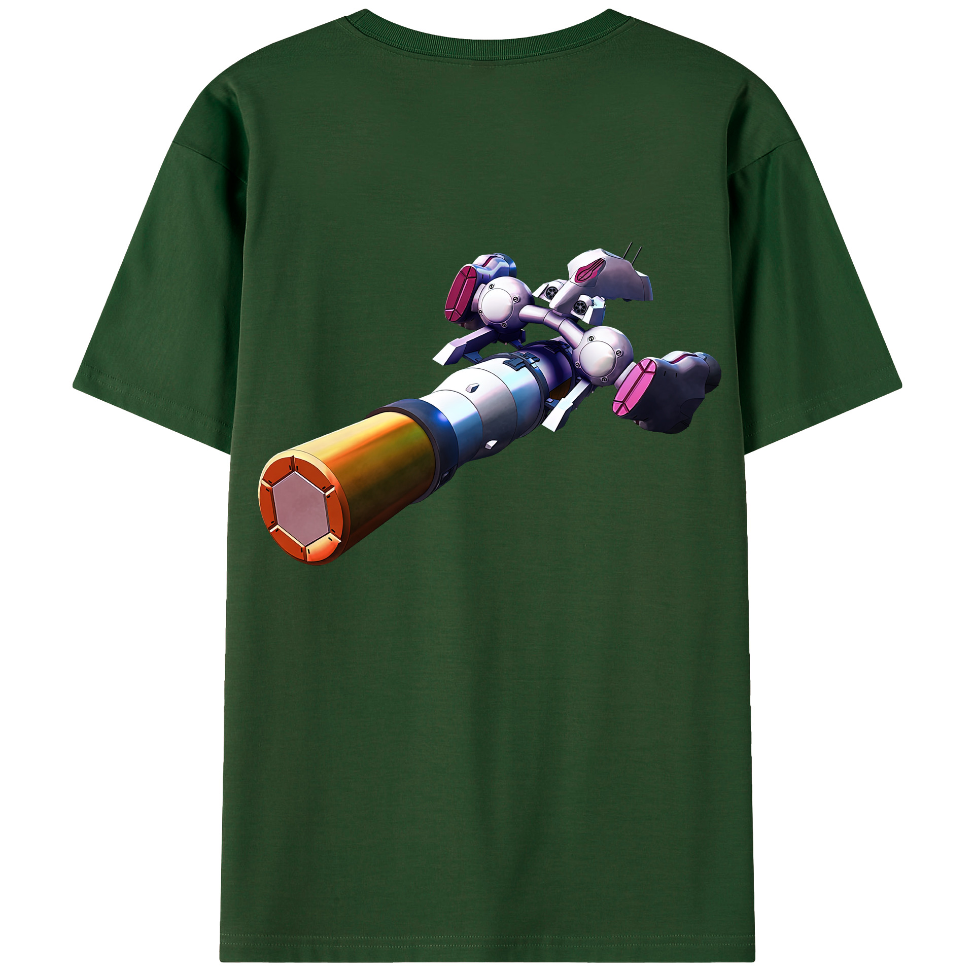 （画像用） 機動戦士ガンダム Mobile Suit Gundam 綿100％半袖Tシャツ（背面プリント）